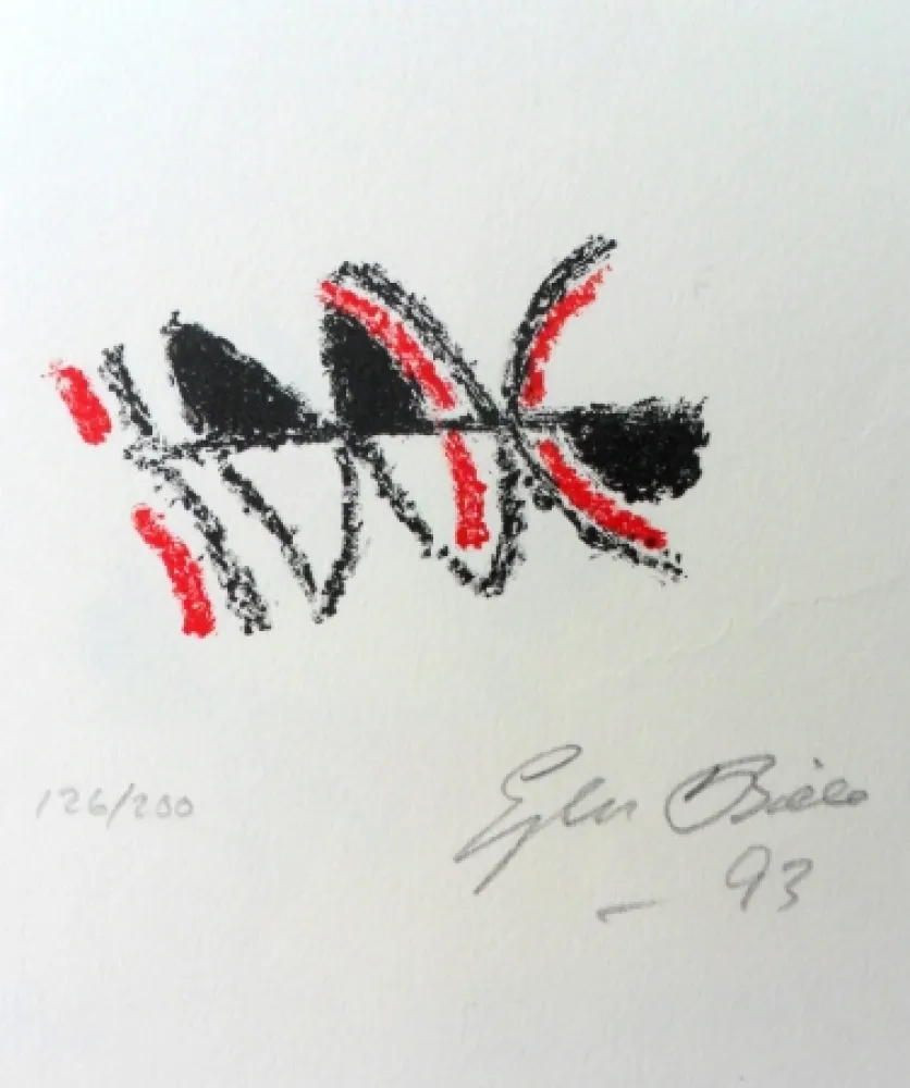 Lithografie Bille - Ubud a town on Bali III