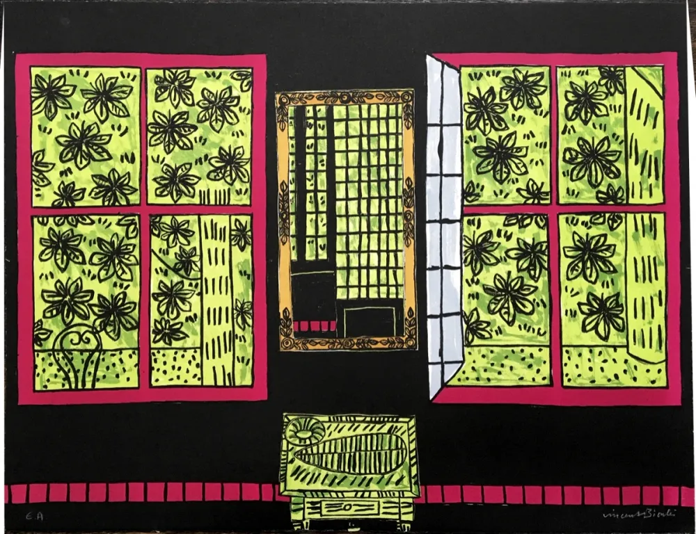 Lithografie Bioulès - Printemps