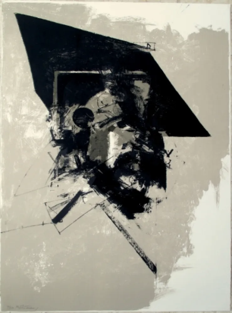 Lithografie Bitran - Composition