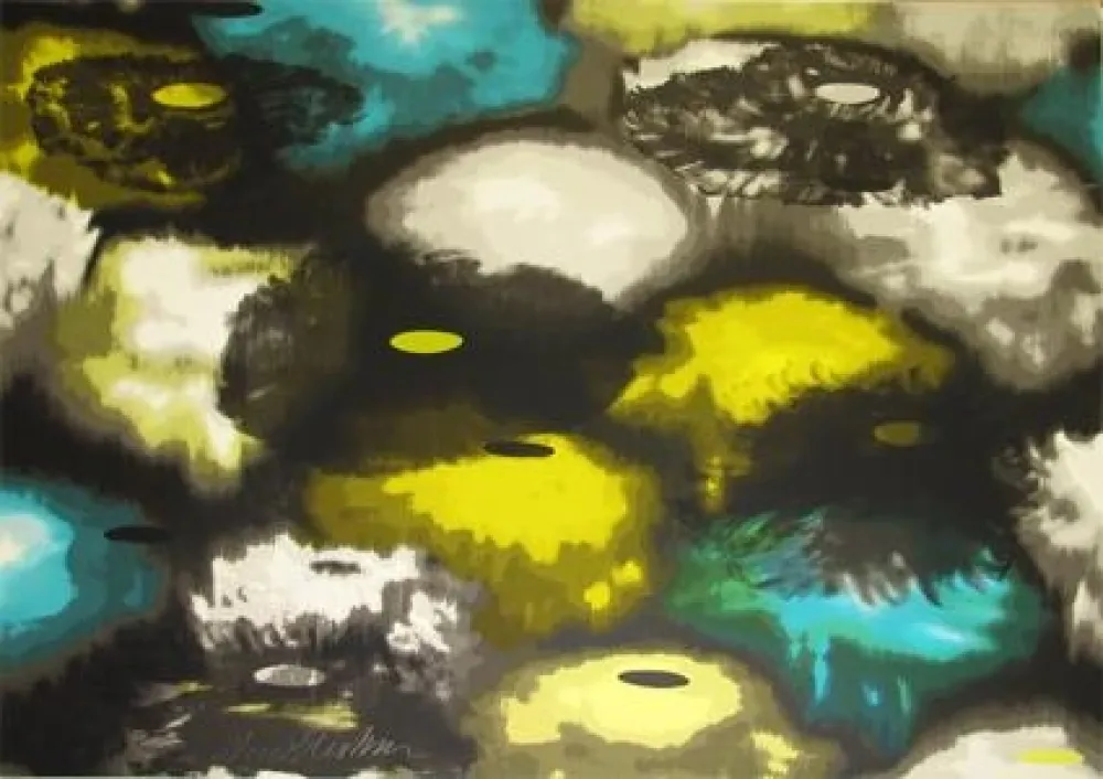 Zeefdruk Bleckner - Dream and Do II