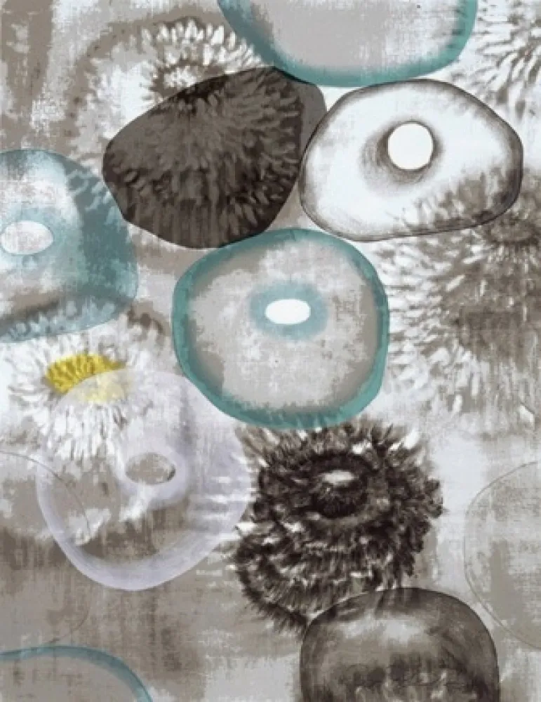 Zeefdruk Bleckner - Happiness For Instance II