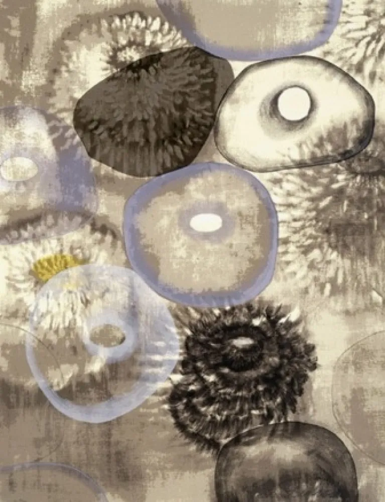 Zeefdruk Bleckner - Happiness For Instance III