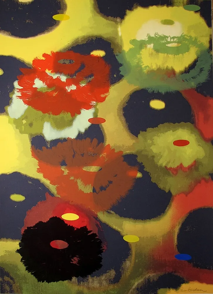 Zeefdruk Bleckner - PS I