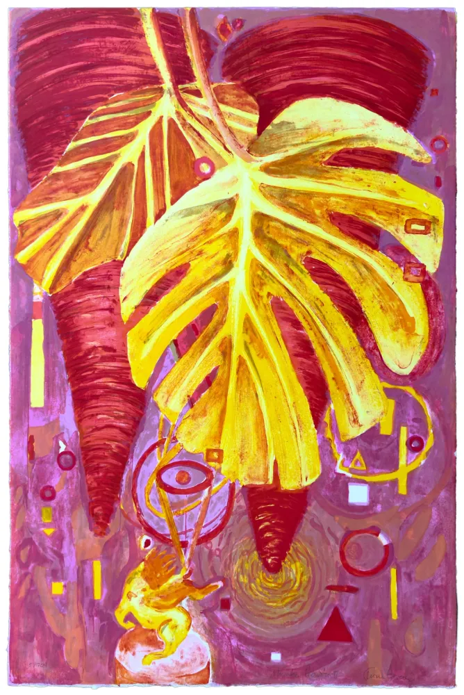 Lithografie Boesen - Monstera Monstera II