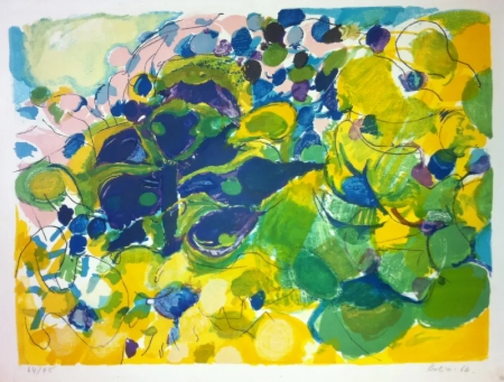 Lithografie Bolin - Composition 2