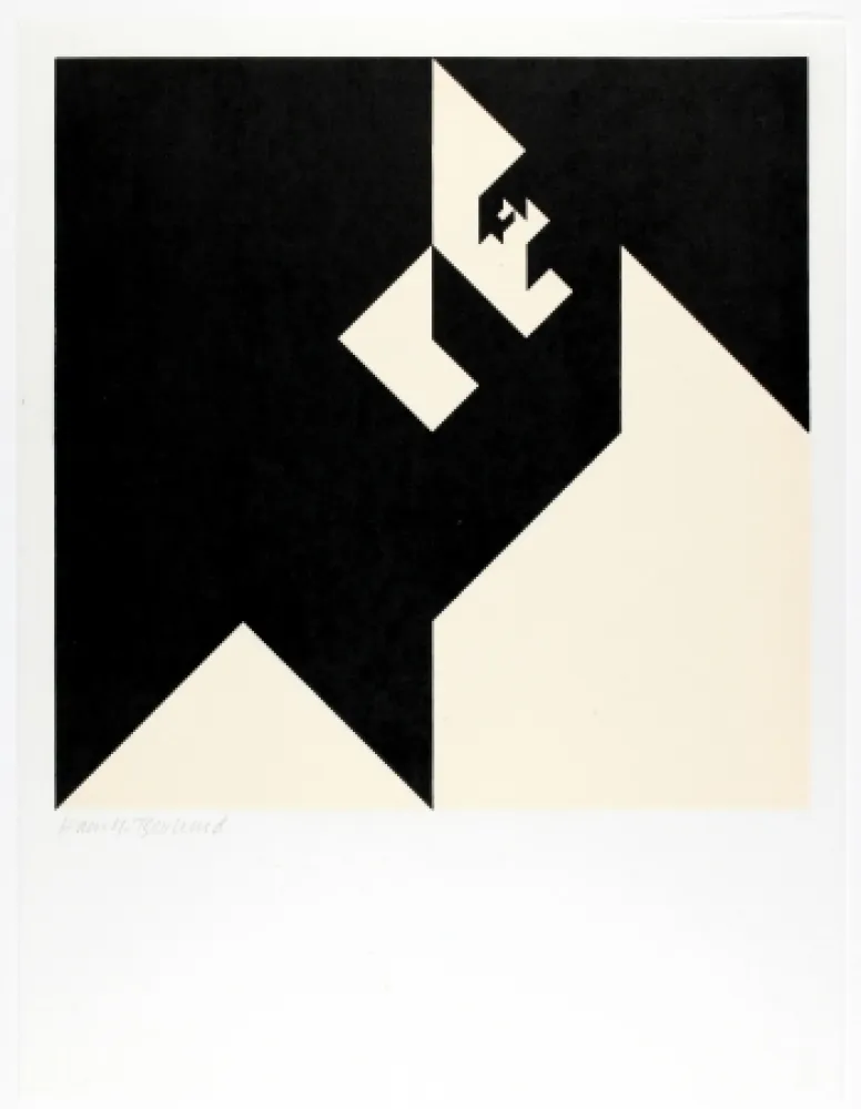 Houtsnede Bosshard - Variation 10