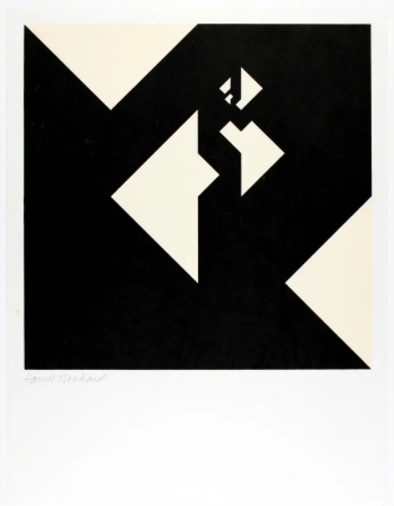 Houtsnede Bosshard - Variation 12