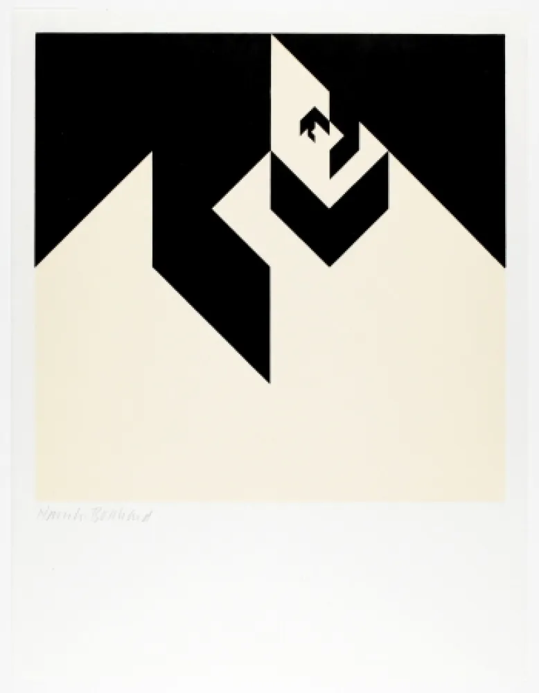 Houtsnede Bosshard - Variation 6