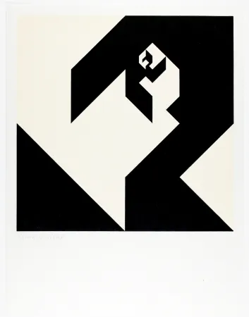 Houtsnede Bosshard - Variation 7