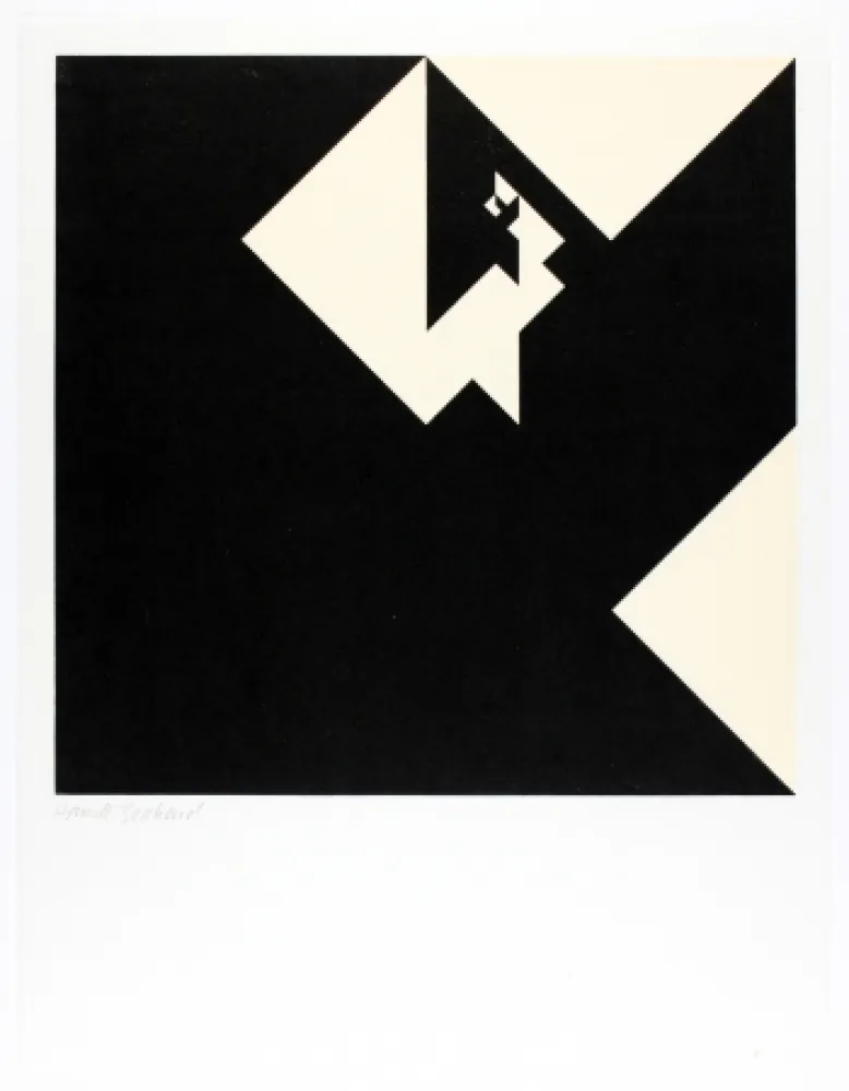 Houtsnede Bosshard - Variation 9