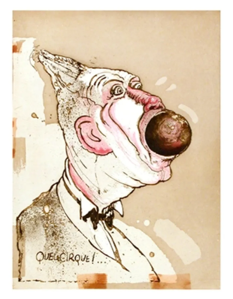 Ets En Aquatint Botti  - Quel cirque !