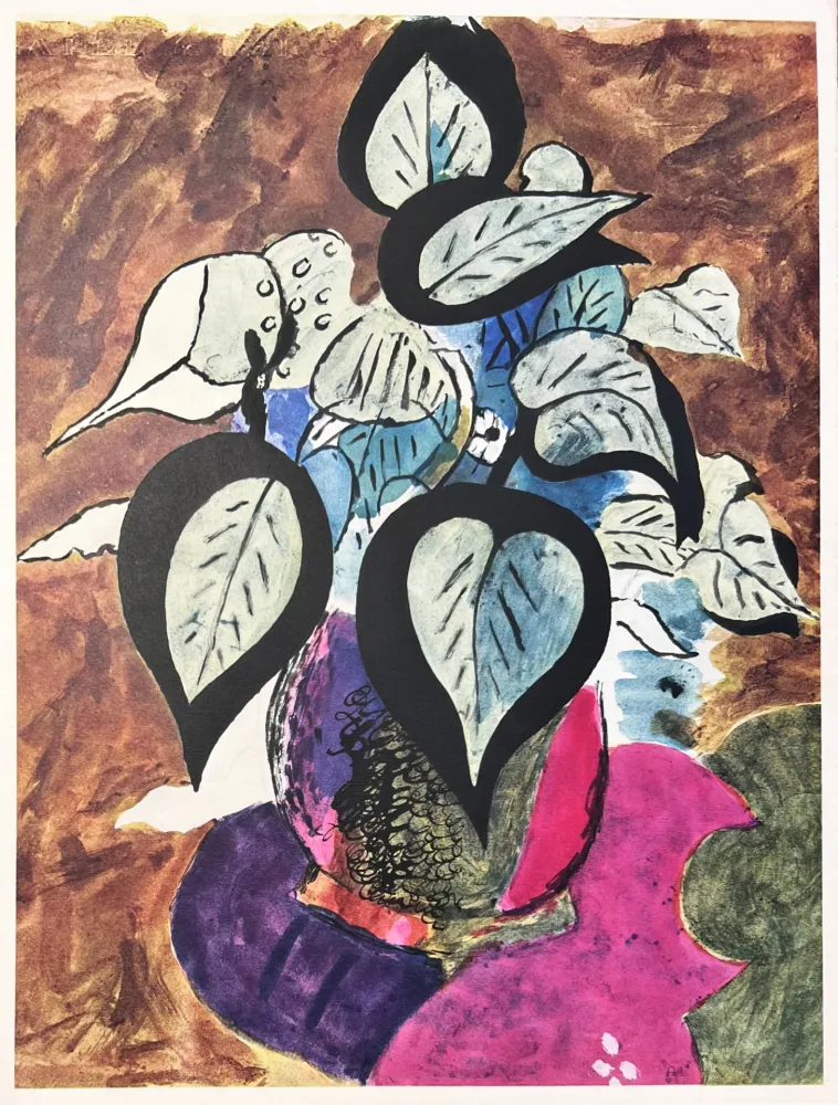 Lithografie Braque (After) - Carnets intimes de Braque VIII