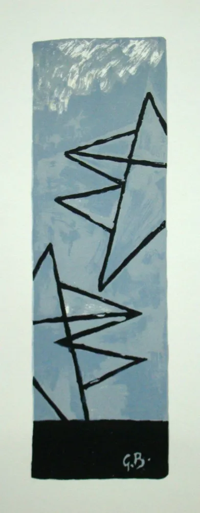 Lithografie Braque (After) - Ciel gris I.