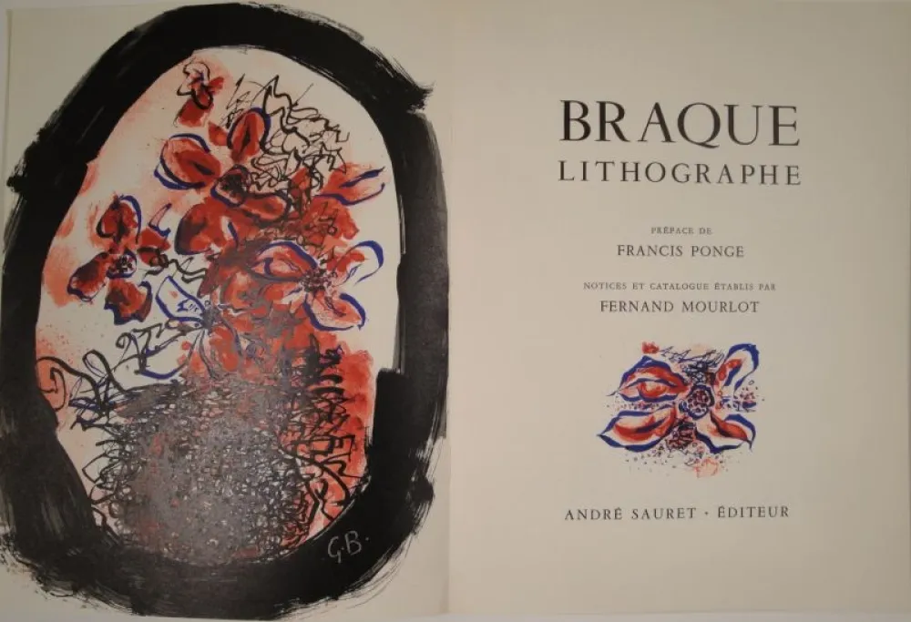 Geïllustreerd Boek Braque - Braque Lithographe
