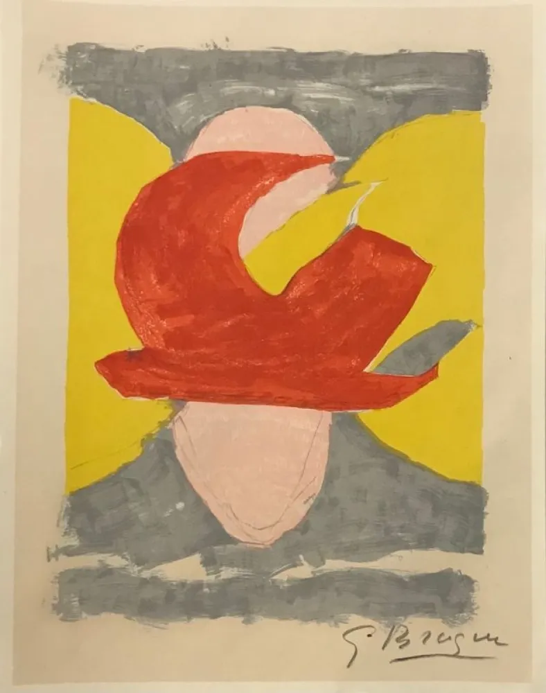 Lithografie Braque - Descente aux enfers planche 4 