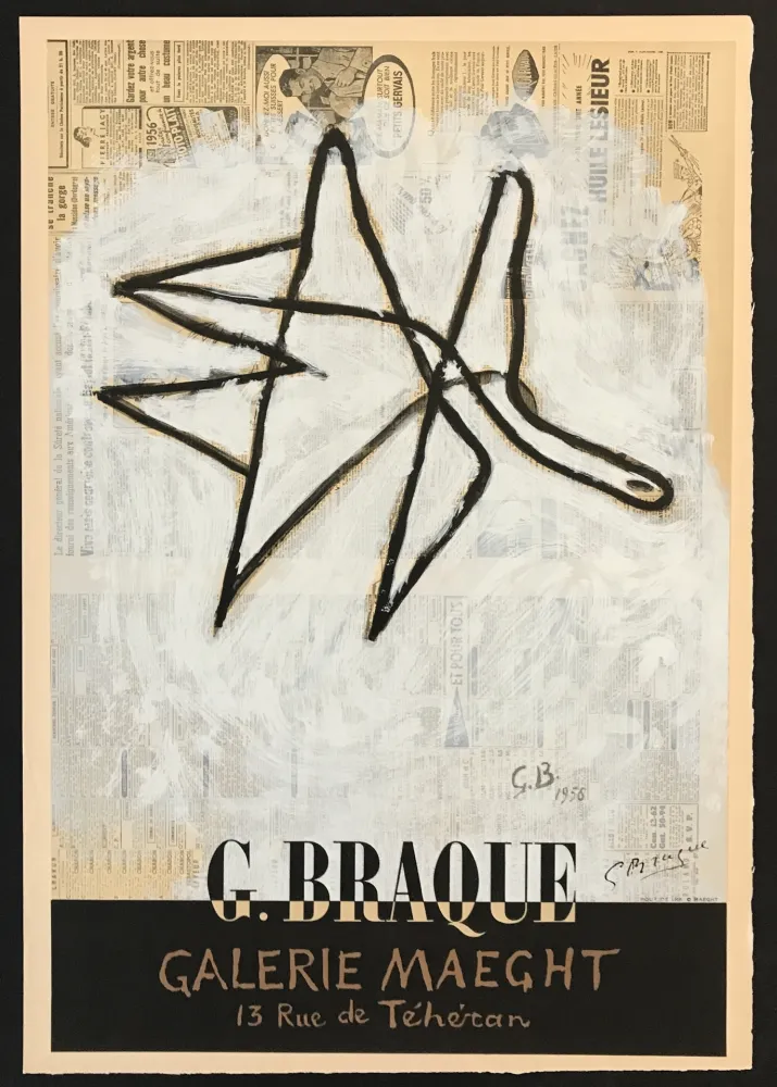 Lithografie Braque - Galerie Maeght