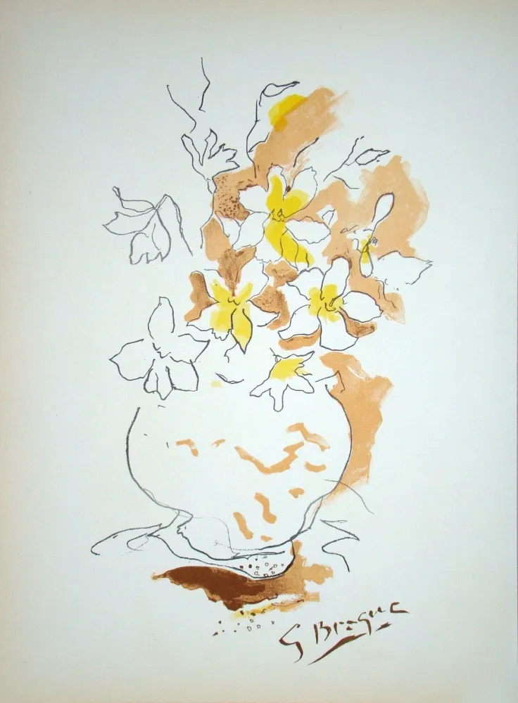 Lithografie Braque - Le Bouquet