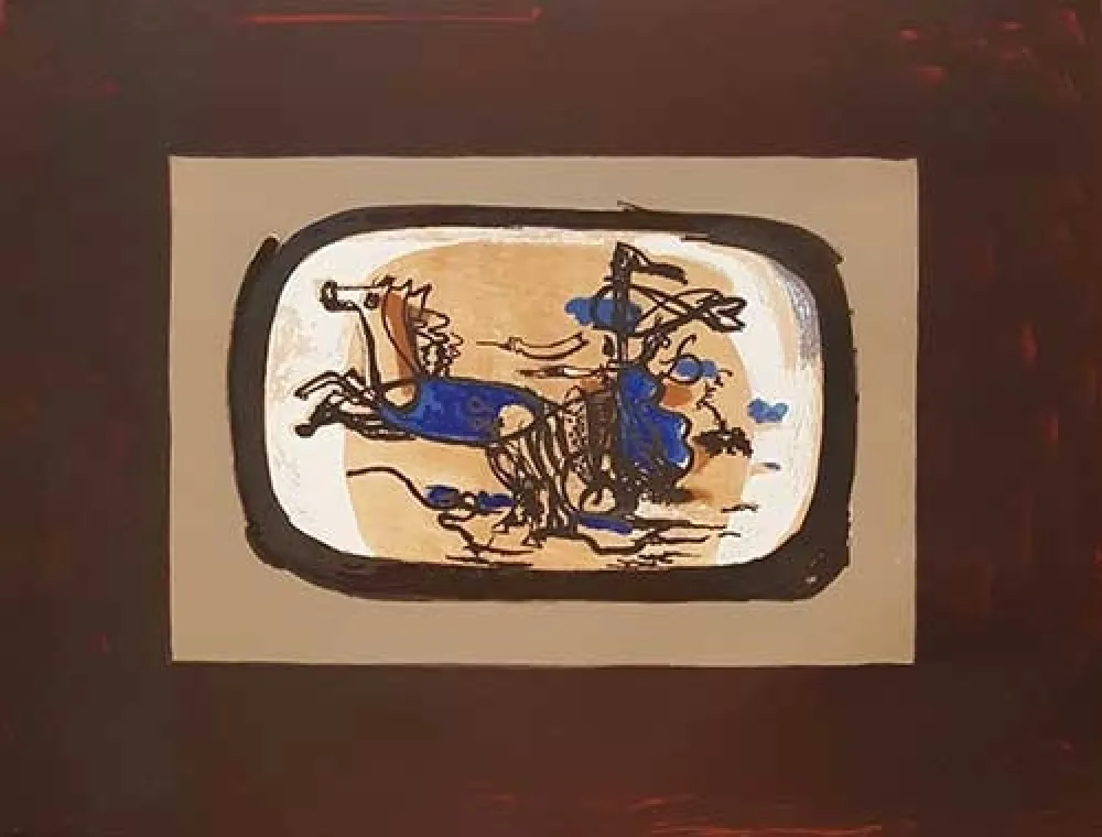 Lithografie Braque - Le Char