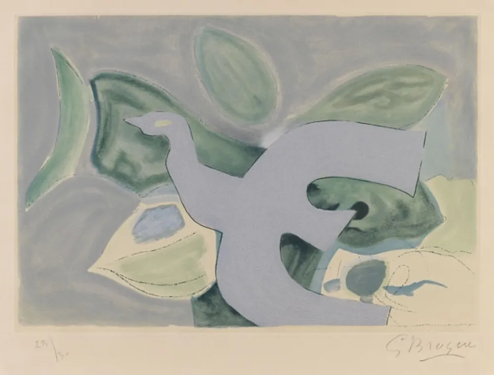 Aquatint Braque - Oiseaux