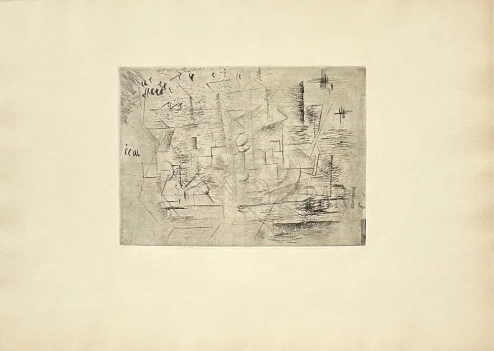 Gravure Braque - Paris