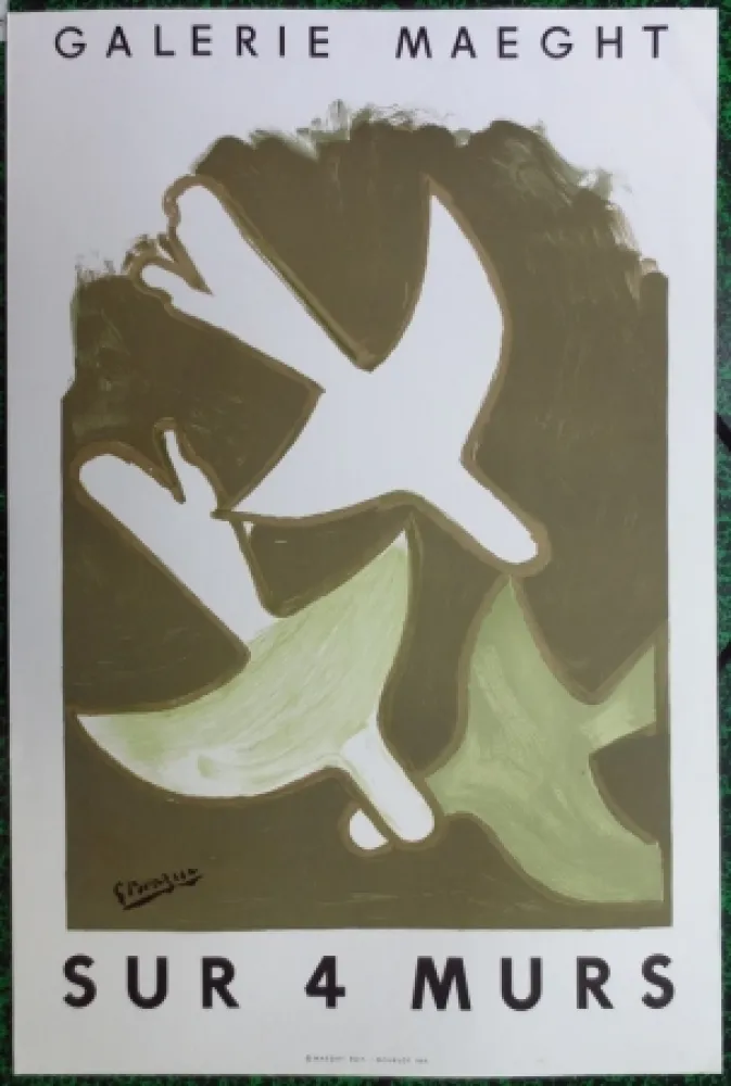 Lithografie Braque - Sur 4 murs