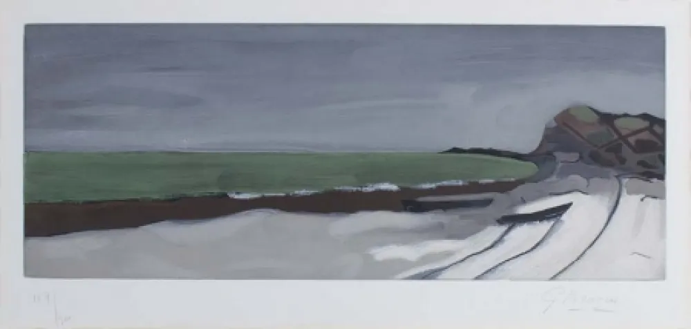 Ets En Aquatint Braque - Varengeville,1955