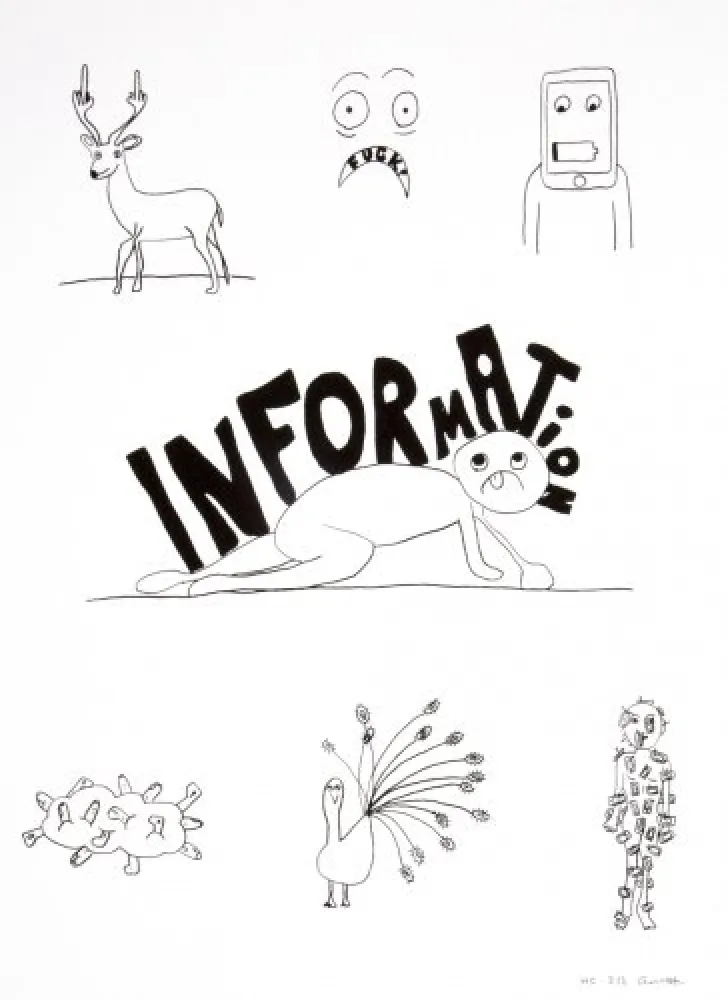 Lithografie Breuning  - Random thoughts about life 6