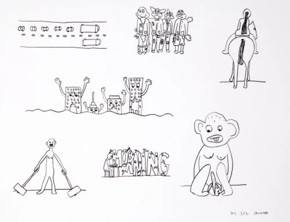 Lithografie Breuning  - Random thoughts about life 9