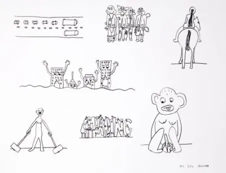 Lithografie Breuning  - Random thoughts about life 9