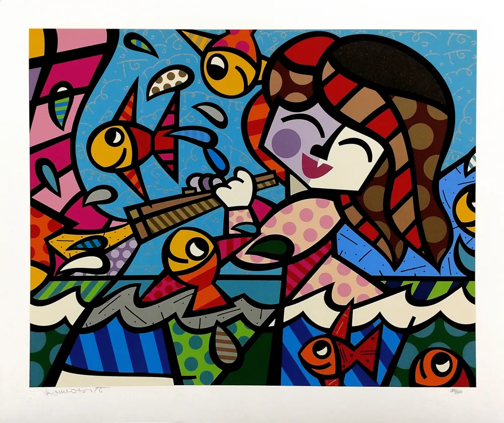 Zeefdruk Britto - NEPTUNE'S DAUGHTER