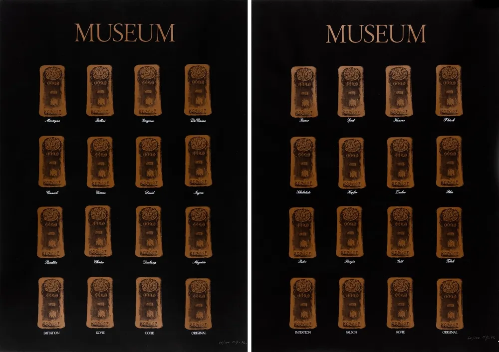 Zeefdruk Broodthaers - Museum - Museum