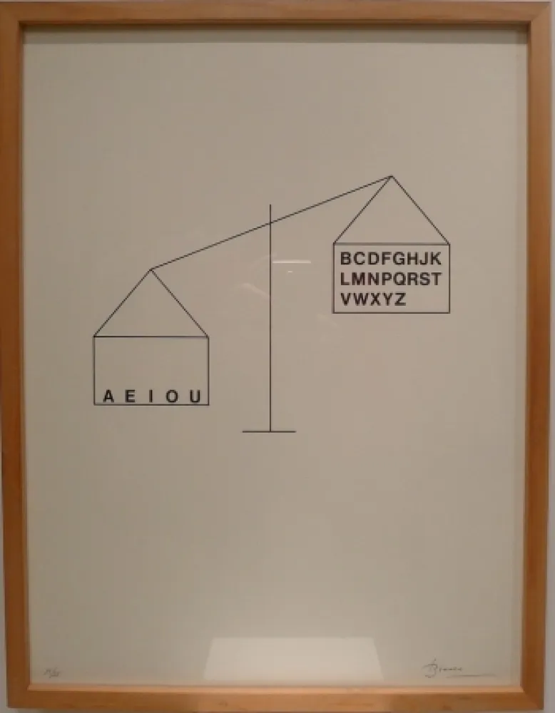 Lithografie Brossa - Sin Título