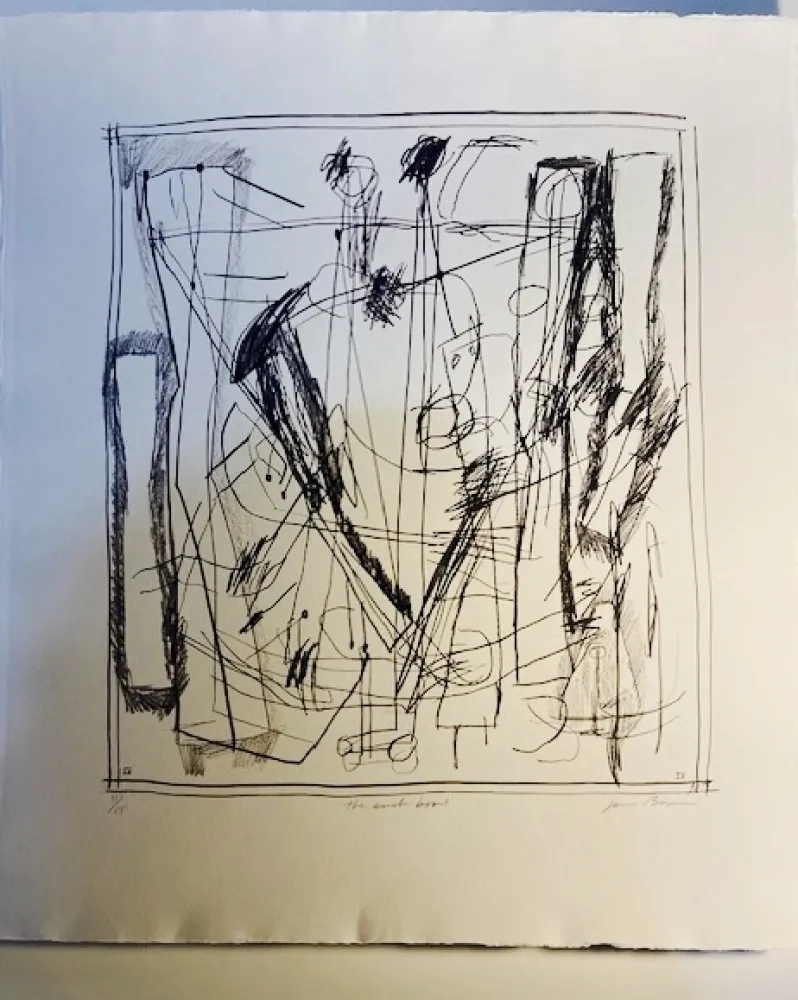 Lithografie Brown - The anchor board - IV