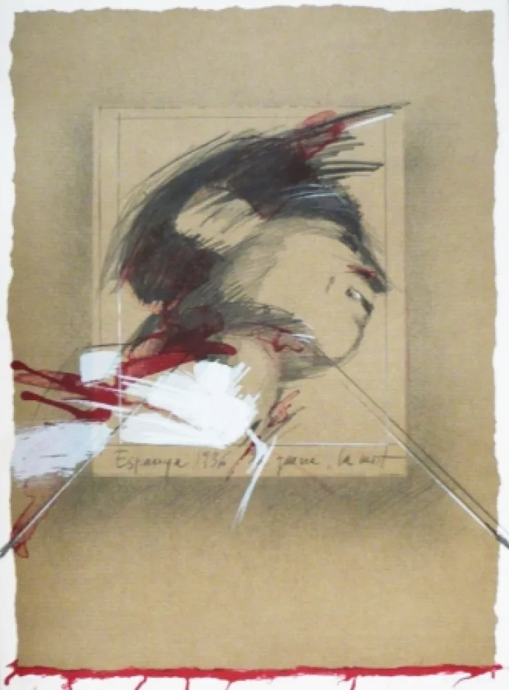 Lithografie Bru - Espagne 1936