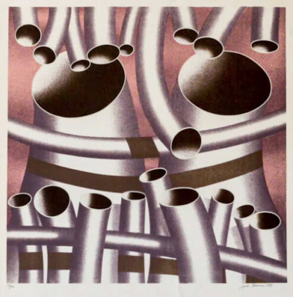 Zeefdruk Brusca - Pipes