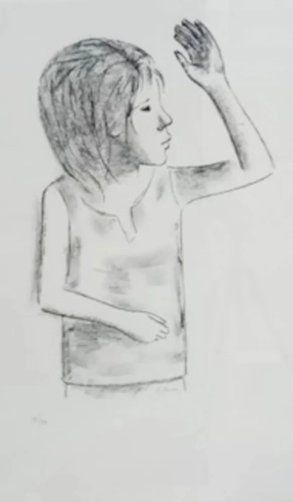 Lithografie Bueno - BAMBINA