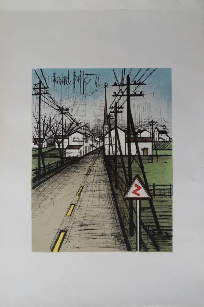 Lithografie Buffet - La route