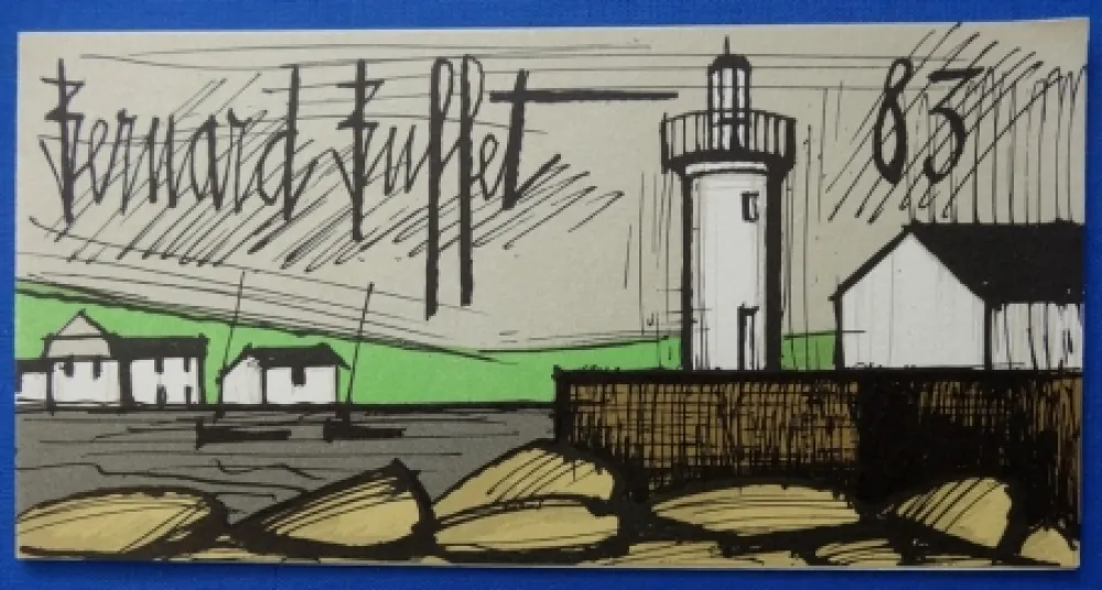 Lithografie Buffet - Le phare