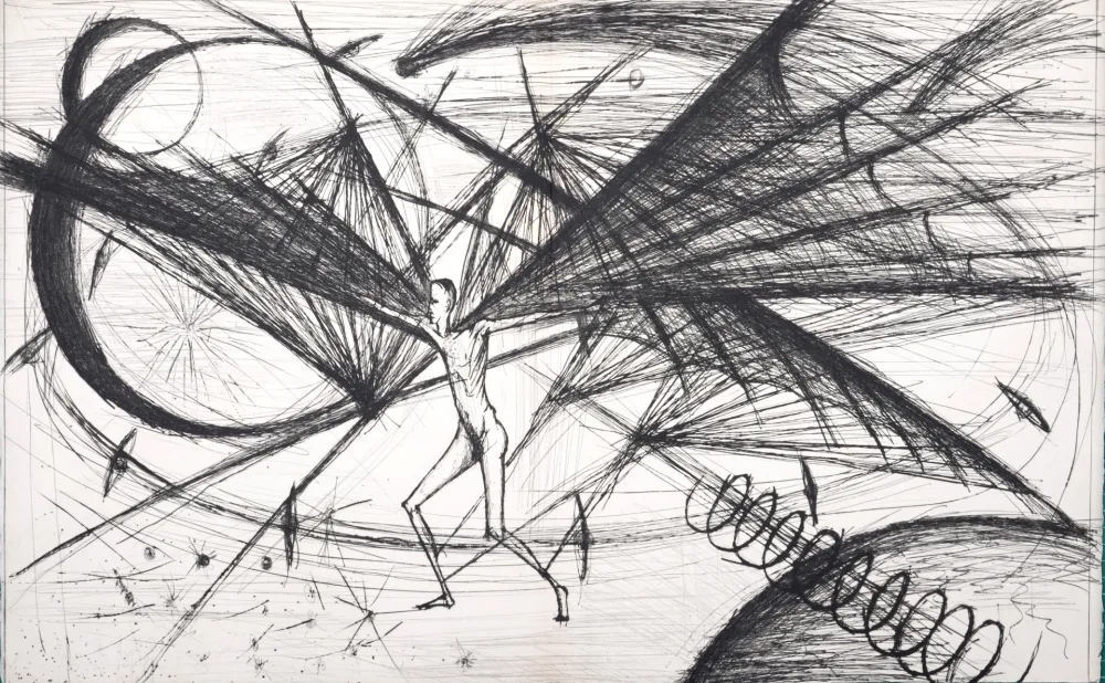 Droge Naald Buffet - Voyages fantastiques de Cyrano de Bergerac, 1958