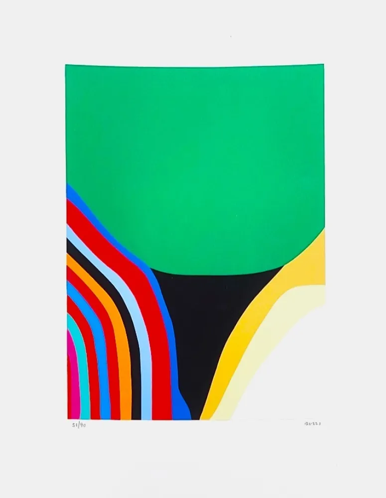 Zeefdruk Burri - Serigrafia 1