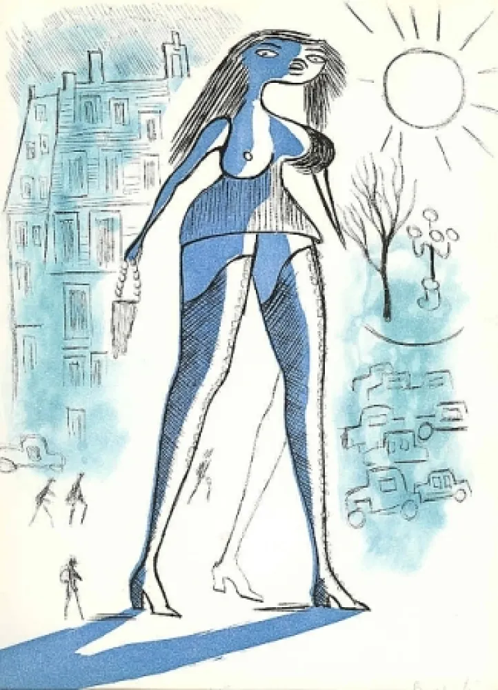 Ets En Aquatint Buzzati - Senza titolo