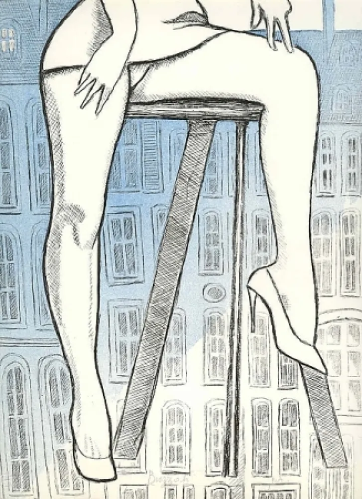 Ets En Aquatint Buzzati - Senza titolo