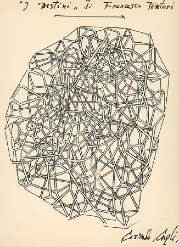 Geïllustreerd Boek Cagli - I Destini alternati agli Intercalari di Corrado Cagli