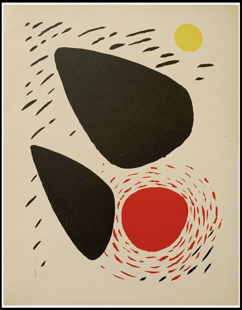 Lithografie Calder - COMPOSITION 