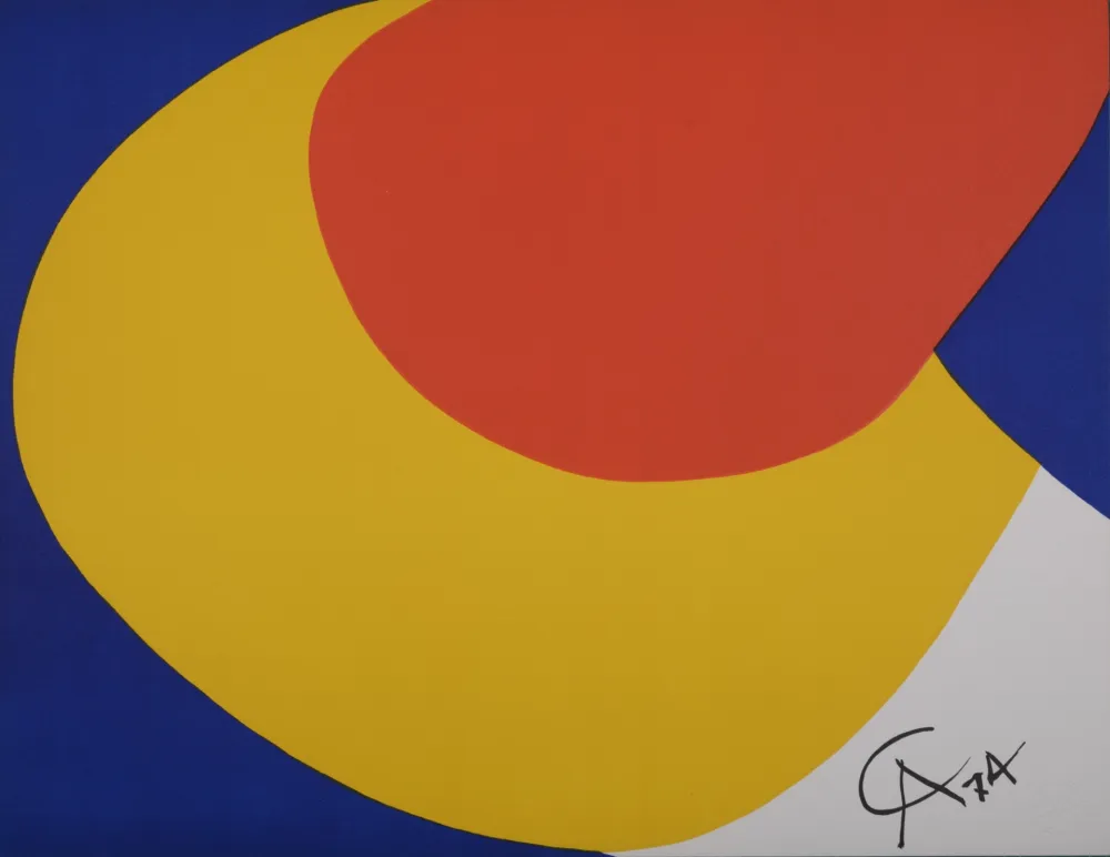Lithografie Calder - Convection, 1974