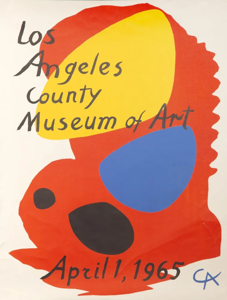 Lithografie Calder - Exhibition Poster: Los Angeles County Museum of Art