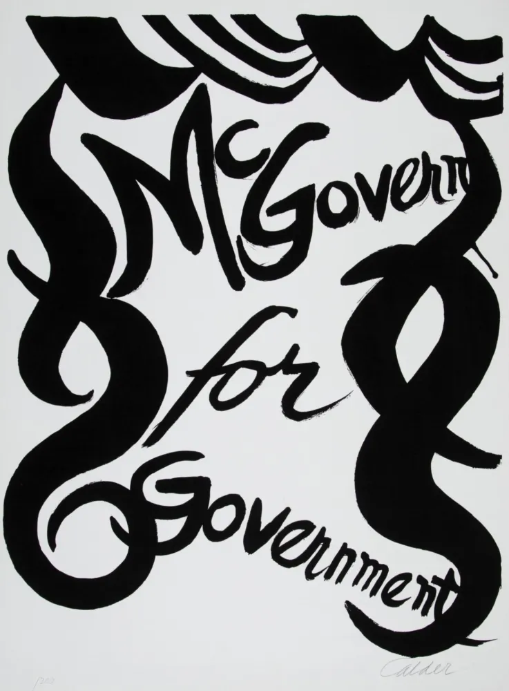 Lithografie Calder - McGovern for Government