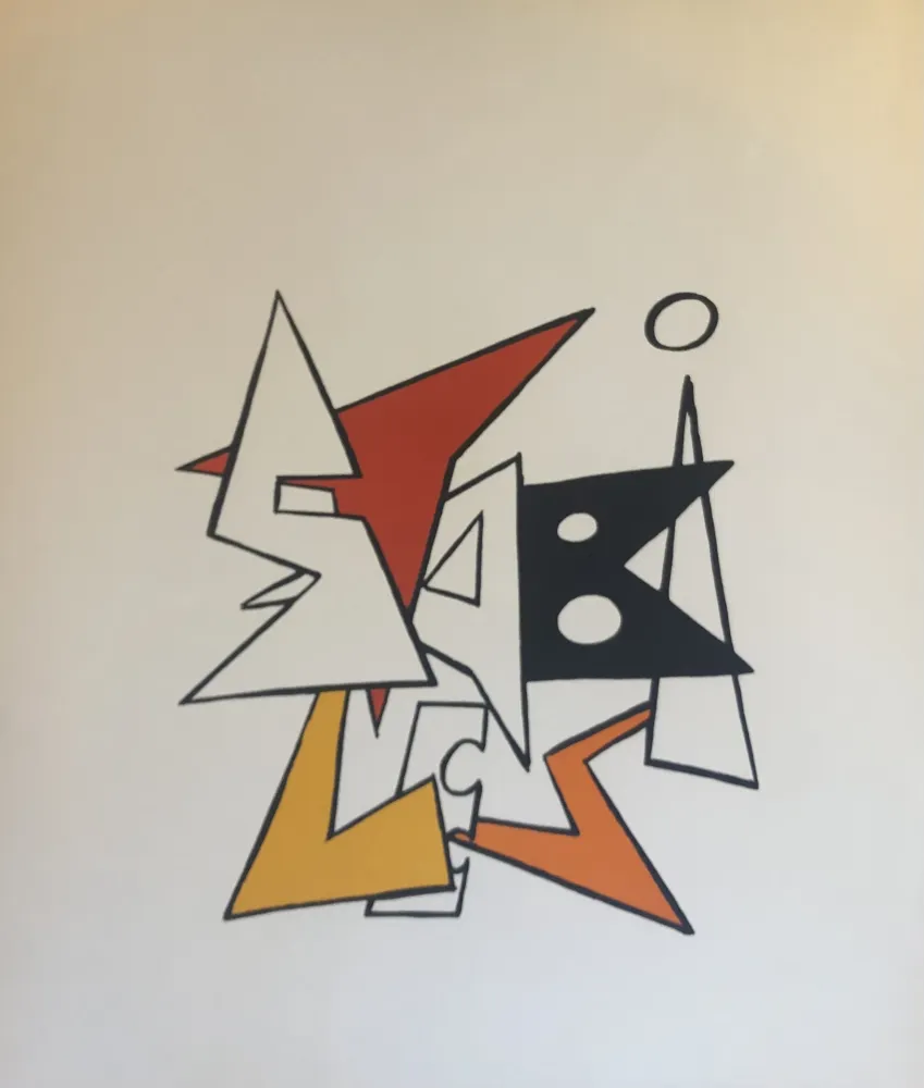 Lithografie Calder - Petit stabil