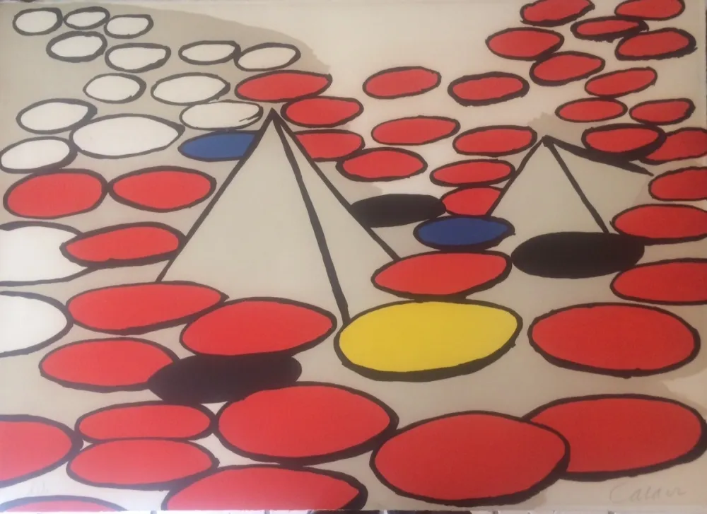 Lithografie Calder - Pyramides