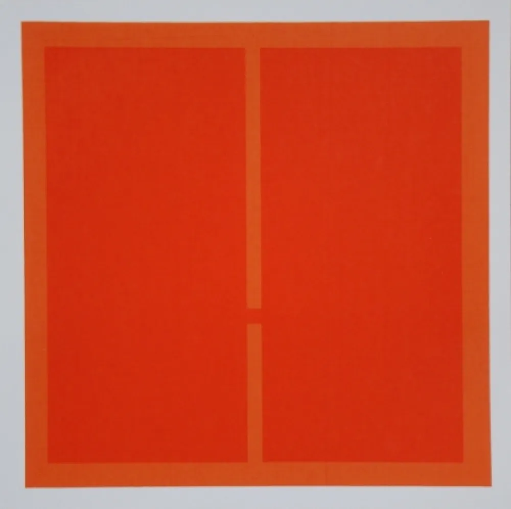 Zeefdruk Calderara - Composition